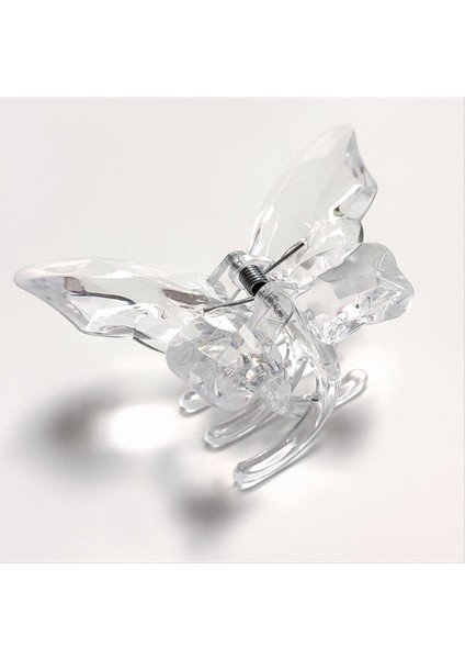 6 cm Şeffaf Renkli Mandal Toka 1 Adet modelleri