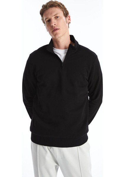 Lcw Yeni Peak Yeni Sezon Dik Yaka Uzun Kollu Erkek Kalın Sweatshirt