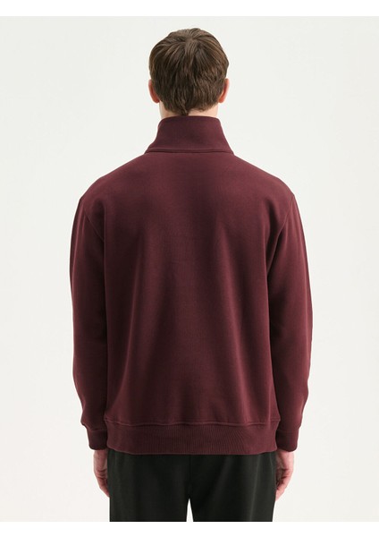 Lcw Yeni Artı Yeni Sezon Fermuarlı Dik Yaka Erkek Kalın Sweatshirt fırsatları