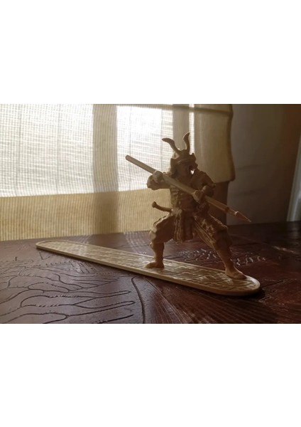 CRAFTSY3D Samuray Tütsülük – 3D Baskı Dekoratif Tütsü Tutucu