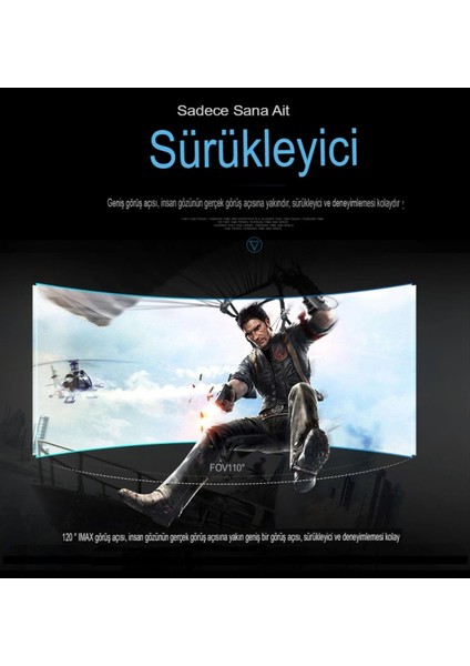 MYT09 Shinecon SC-G02ED 3D Sanal Gerçeklik Gözlüğü - Siyah