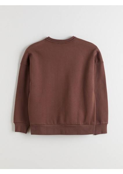 Lcw Yeni Nakışlı Oversize Kadın Kalın Sweatshirt