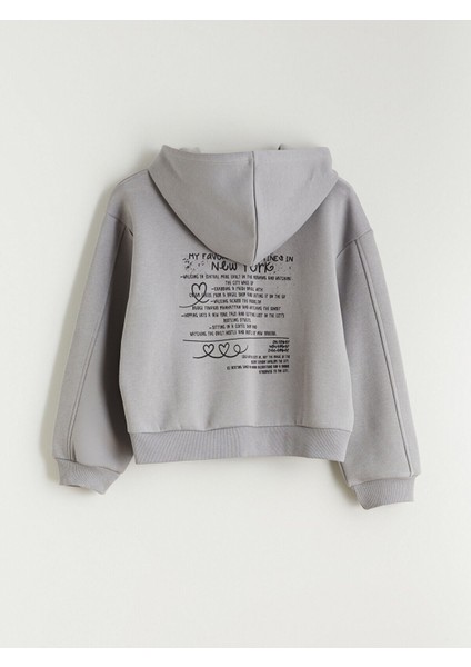 Lcw Yeni Artı Yeni Sezon Kapüşonlu Kız Çocuk Fermuarlı Sweatshirt fırsatları