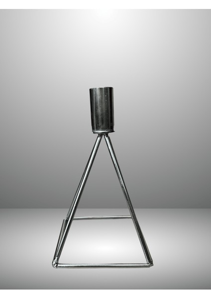 Gümüş Kaplama Piramit Mumluk Şamdan modelleri