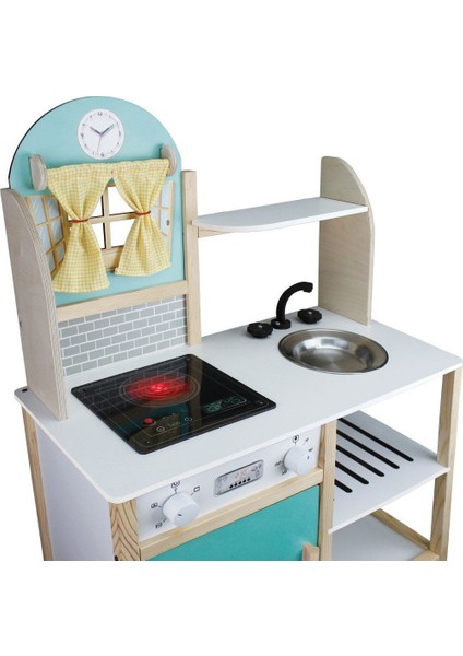 ÇG84 Ahşap Ledli Mutfak -Okutan Hobi indirimleri