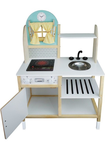 ÇG84 Ahşap Ledli Mutfak -Okutan Hobi