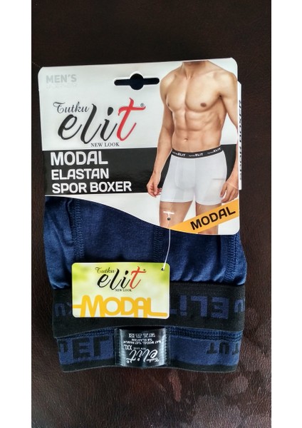 Erkek Modal Elastan 4'lü Boxer 1252 modelleri