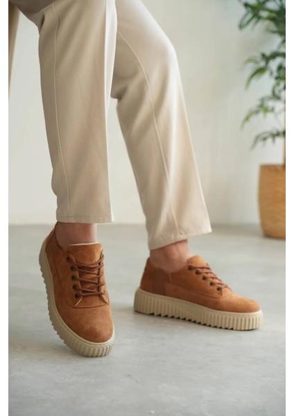 Nrzsnt KB-X516 Kuback Taba Süet Günlük Erkek Ayakkabı (Numara: 44)