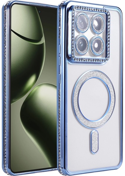 Nrzsnt Newface Xiaomi Mi 14T Pro Joke Simli Magneticsafe Kılıf - Mavi