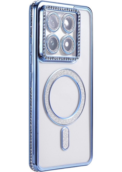 Nrzsnt Newface Xiaomi Mi 14T Pro Joke Simli Magneticsafe Kılıf - Mavi modelleri