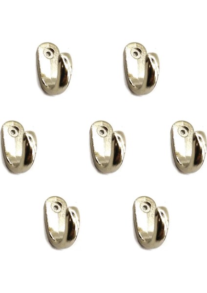 Büyük Tekli Fincan Askı, Dekor Askısı - Nikel, 100 Adet, 12X23X30 mm fiyatları