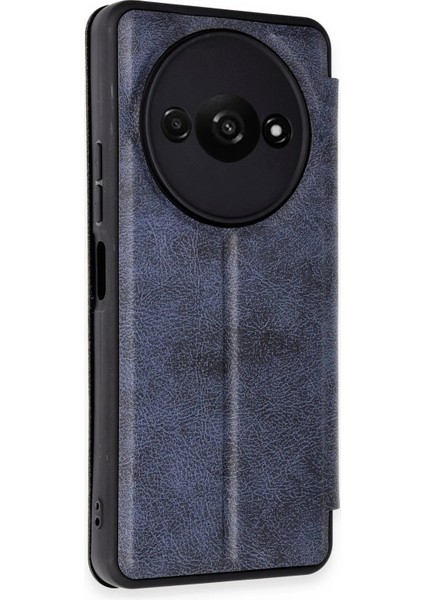 MYT09 Xiaomi Redmi A3 4g Kılıf Flip Cover - Lacivert fiyatları