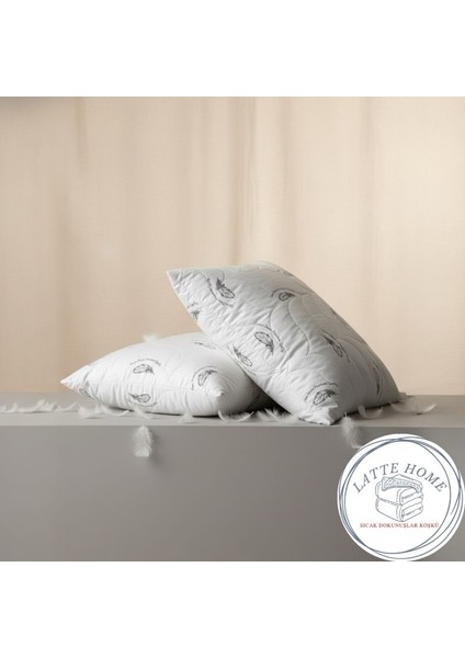 Kaz Tüyü Yastık 50x70 – Latte Home Premium Mix, 1000gr, Ultra Konfor & Doğal Dolgu fiyatları