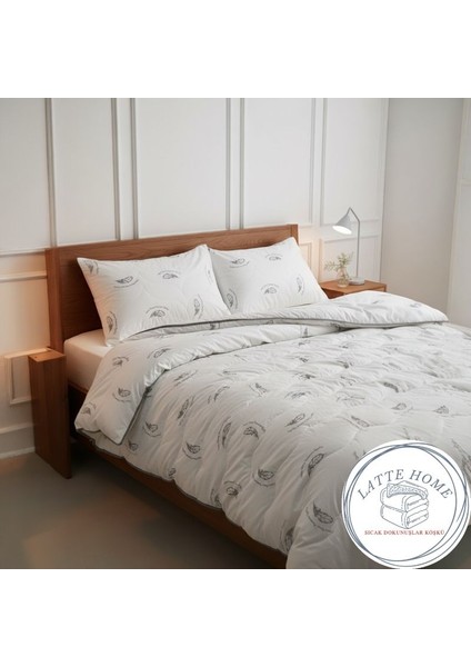 Kaz Tüyü Yastık 50x70 – Latte Home Premium Mix, 1000gr, Ultra Konfor & Doğal Dolgu fırsatları