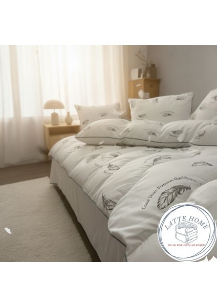 Kaz Tüyü Yastık 50x70 – Latte Home Premium Mix, 1000gr, Ultra Konfor & Doğal Dolgu indirimleri