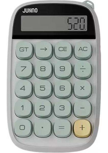 Sevimli Kare Tuşlu 10 Haneli Ldc Ekran Hesap Makinası Yeşil