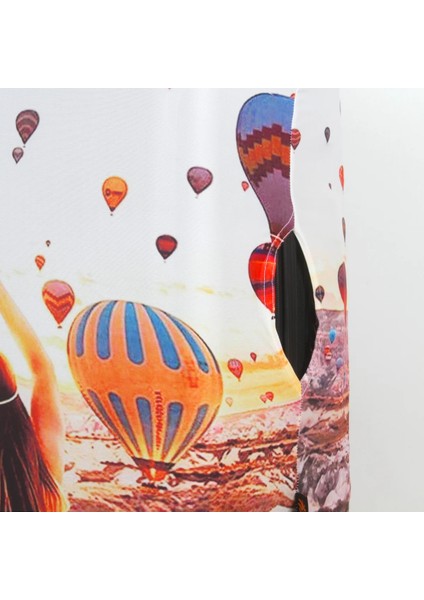 Kumaş Valiz Kılıfı ve Bavul Kılıfı (72-Kapadokya 2) modelleri