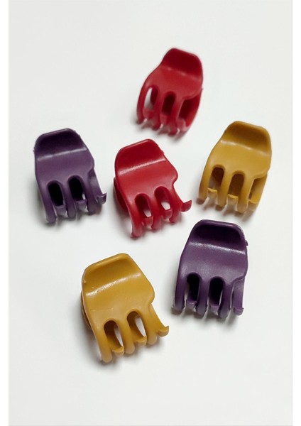 6 Adet Renkli Mandal Toka 2,5 cm