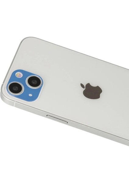 MYT09 iPhone 13 Rainbow Kamera Lens Koruma Cam - Mavi