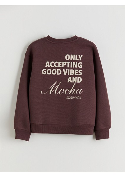 Lcw Yeni Yeni Sezon Bisiklet Yaka Kız Çocuk Sweatshirt