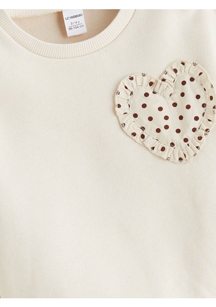 Lcw Yeni Yeni Sezon Bisiklet Yaka Kız Çocuk Sweatshirt fiyatları