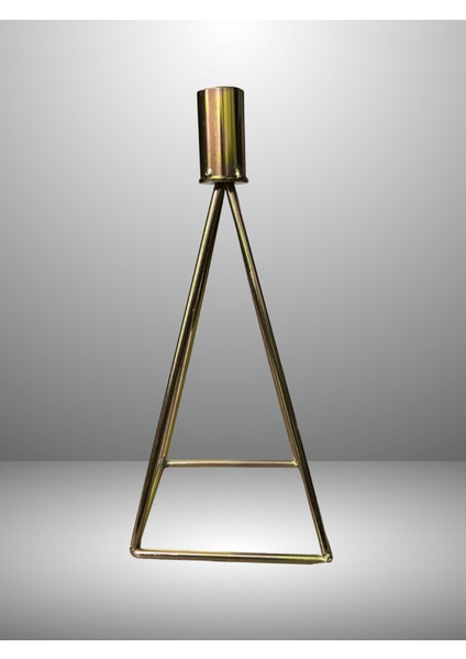 Gökkuşağı Kaplama Piramit Mumluk Şamdan fiyatları