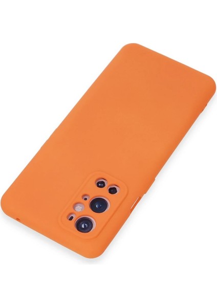 MYT09 One Plus 9 Pro Kılıf Nano Içi Kadife Silikon - Turuncu modelleri