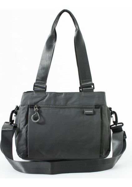 Sanmorris 5 Gözlü Desenli Paraşüt Kumaş Ayarlanabilir Çapraz Askılı El ve Omuz Çantası indirimleri