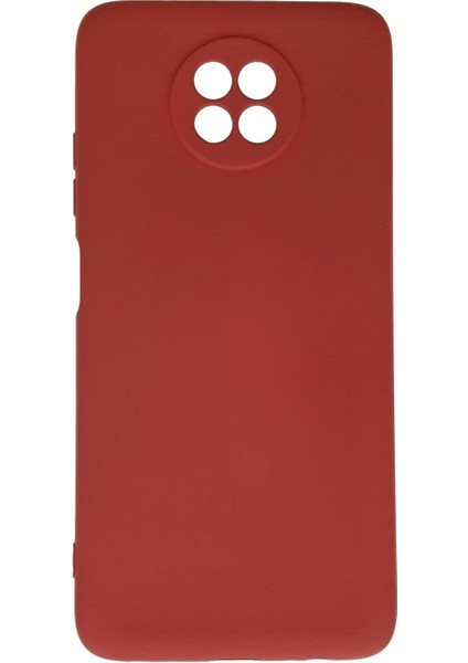 MYT09 Xiaomi Redmi Note 9 5g Kılıf Nano Içi Kadife Silikon - Kiremit