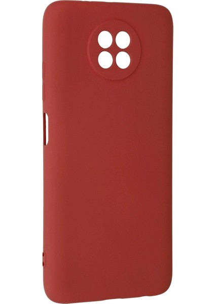 MYT09 Xiaomi Redmi Note 9 5g Kılıf Nano Içi Kadife Silikon - Kiremit modelleri