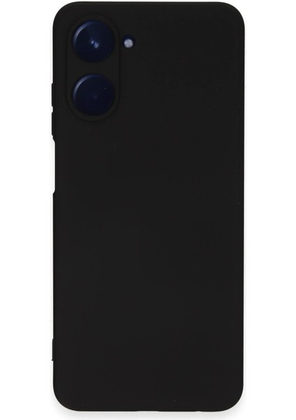 MYT09 Realme 10 4g Kılıf Nano Içi Kadife Silikon - Siyah