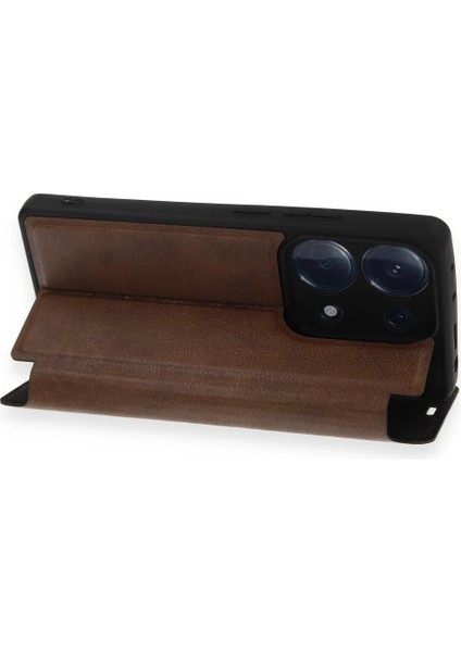 MYT09 Xiaomi Redmi Note 13 Pro 4g Kılıf Flip Cover - Taba