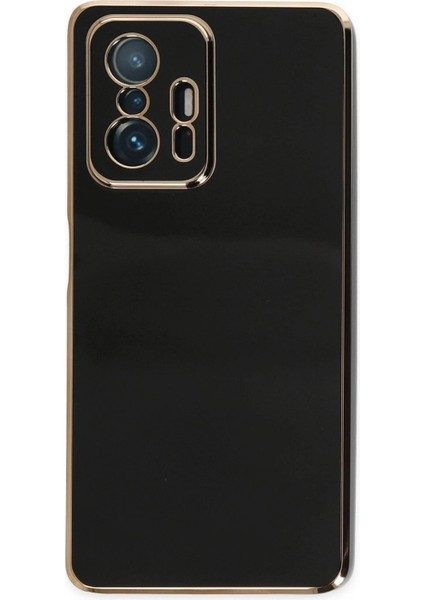 MYT09 Xiaomi Mi 11T Pro Kılıf Volet Silikon - Siyah