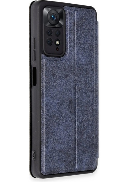 MYT09 Xiaomi Redmi Note 12 Pro 4g Kılıf Flip Cover - Lacivert fiyatları