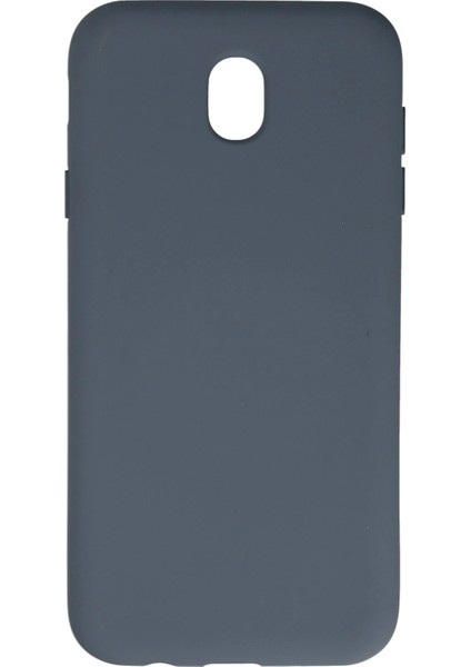 MYT09 Samsung Galaxy J7 Pro / J730 Kılıf Nano Içi Kadife Silikon - Gri