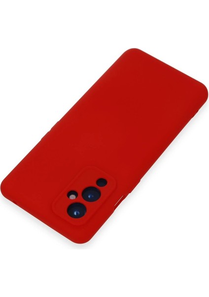 MYT09 One Plus 9 Kılıf Nano Içi Kadife Silikon - Kırmızı modelleri
