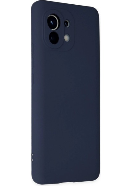 MYT09 Xiaomi Mi 11 Kılıf Nano Içi Kadife Silikon - Lacivert fiyatları