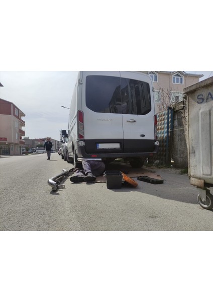 Ford Transıt 2014-2023 - Arka Köşe Koruma - Takım Halinde Gönderilecektir-L3- 60ø -Sıngle Straıght A modelleri