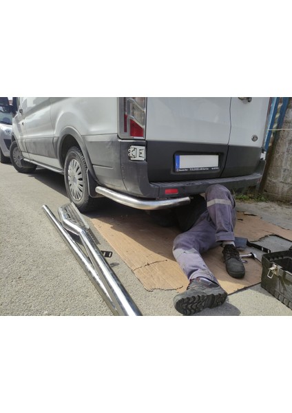 Ford Transıt 2014-2023 - Arka Köşe Koruma - Takım Halinde Gönderilecektir-L3- 60ø -Sıngle Straıght A fırsatları