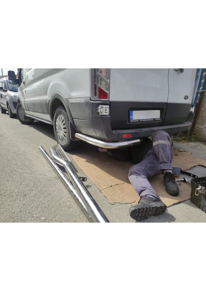 Ford Transıt 2014-2023 - Arka Köşe Koruma - Takım Halinde Gönderilecektir-L3- 60ø -Sıngle Straıght A indirimleri