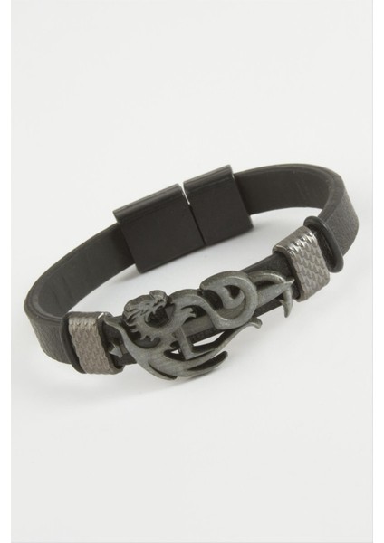 Ejderha Kaliteli Mıknatıslı Suni Deri Bileklik fiyatları