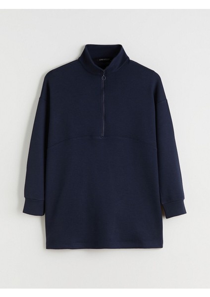 Lcw Yeni Yeni Sezon Dik Yaka Kadın Sweatshirt Tunik indirimleri