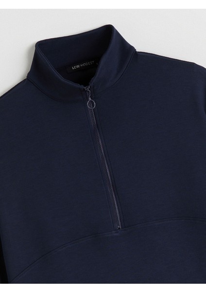 Lcw Yeni Yeni Sezon Dik Yaka Kadın Sweatshirt Tunik