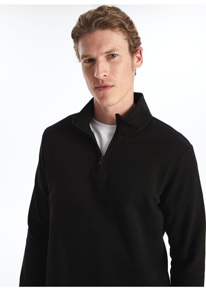 Lcw Yeni Peak Yeni Sezon Dik Yaka Uzun Kollu Erkek Kalın Sweatshirt fiyatları