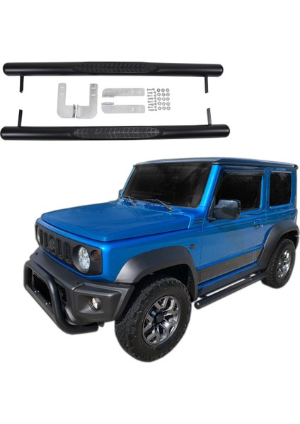 – D-Max 2 Kapı 2002-2012 Uyumlu Krom 70LIK Yan Basamak | Tubular C Modeli Siyah indirimleri