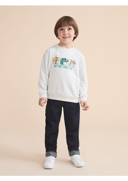 Lcw Yeni Hayvan Baskılı Erkek Çocuk Sweatshirt fiyatları