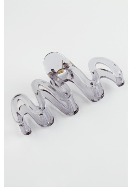 Zikzak Şeffaf Renkli Mandal Toka 13 cm fiyatları