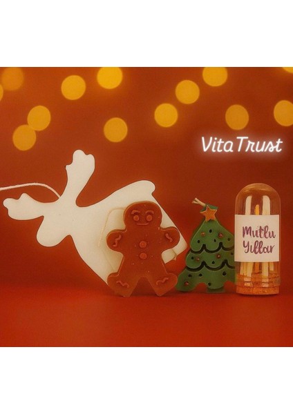 Yeni Yıl Hediye Seti – “mutlu Yıllar” Temalı El Yapımı Mum ve Kibrit Kutusu Seti fiyatları