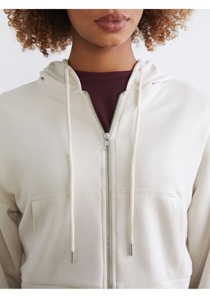 Lcw Yeni Yeni Sezon Kapüşonlu Kadın Fermuarlı Sweatshirt modelleri