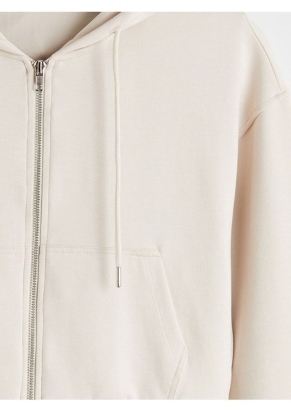 Lcw Yeni Yeni Sezon Kapüşonlu Kadın Fermuarlı Sweatshirt